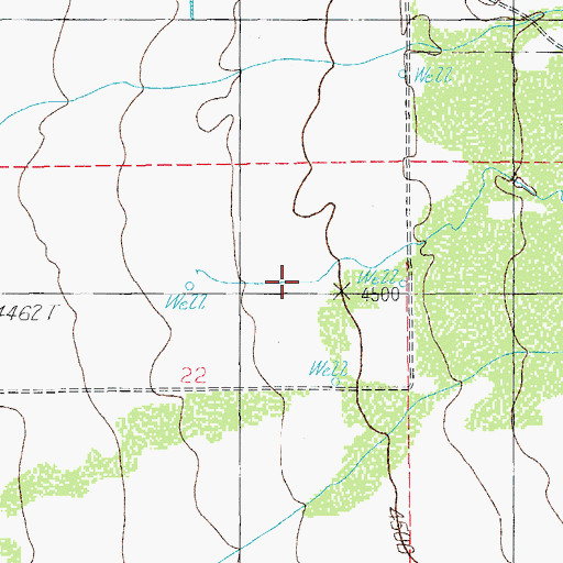 Topographic Map of Fivemile Creek, AZ