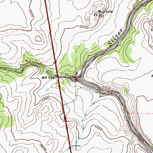 Topographic Map of Fivemile Draw, AZ