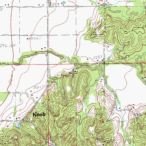 Topographic Map of Bethlehem Church, AR