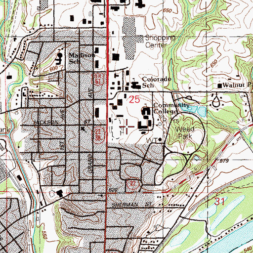 Topographic Map of Heinz Field, IA