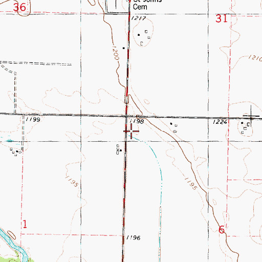 Topographic Map of Palo Alto County, IA