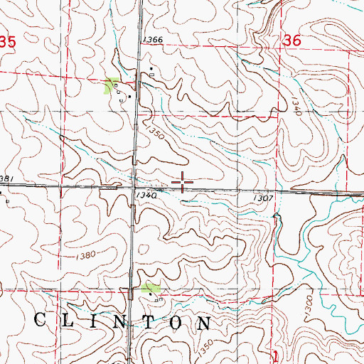 Topographic Map of Sac County, IA