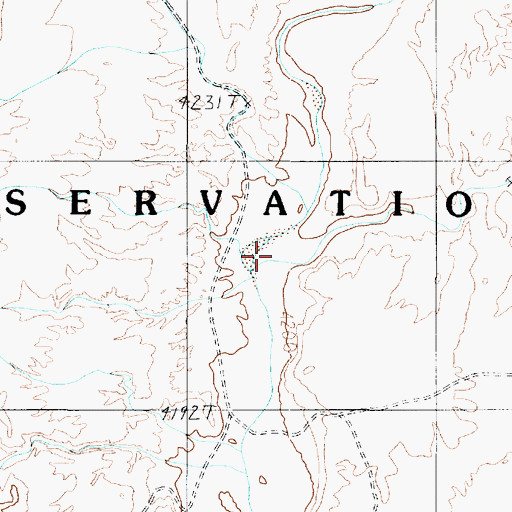 Topographic Map of Fivemile Wash, AZ