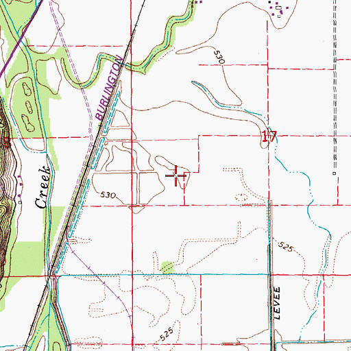 Topographic Map of Jollyville Hill, IA