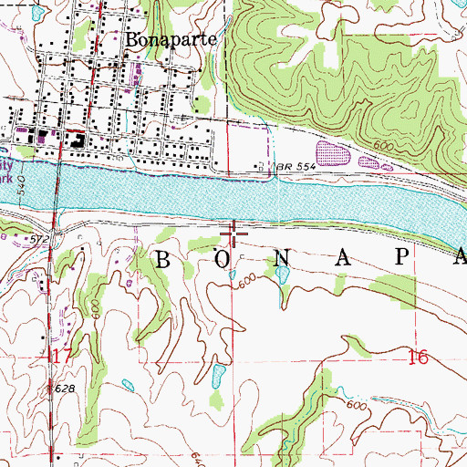 Topographic Map of Palestine (historical), IA