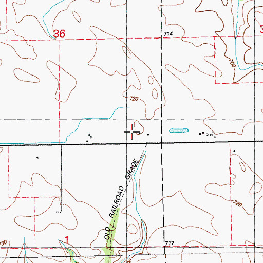 Topographic Map of Summit, IA
