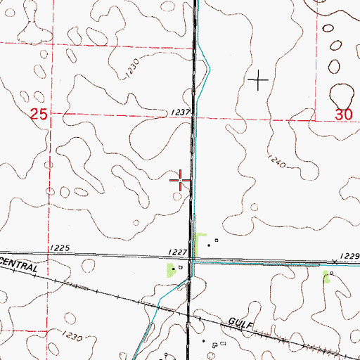 Topographic Map of Drainage Ditch Number 29, IA