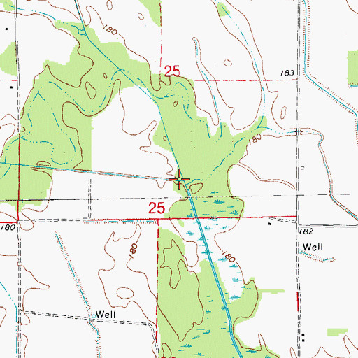 Topographic Map of Big Piney Creek, AR