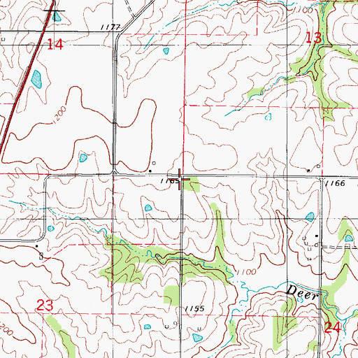 Topographic Map of School Number 6, IA