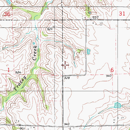 Topographic Map of Star, IA