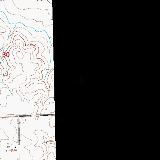 Topographic Map of Lithgrove, IA