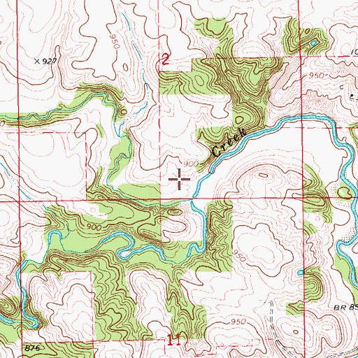 Topographic Map of Argland (historical), IA