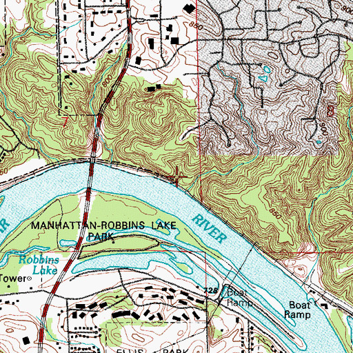 Topographic Map of Epley, IA