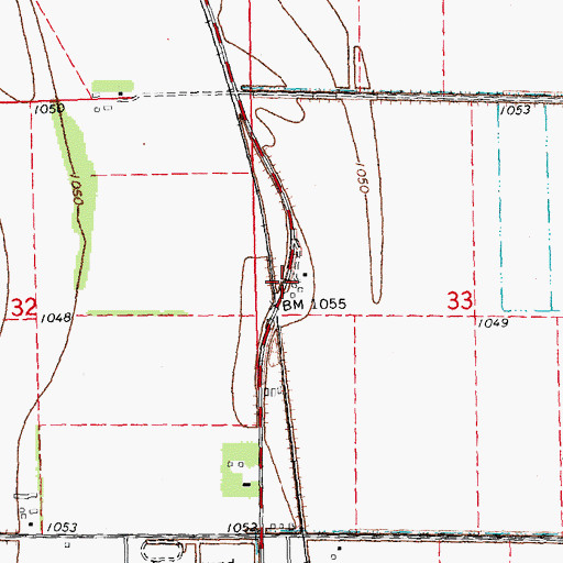 Topographic Map of Ashton, IA
