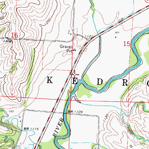 Topographic Map of Discord, IA