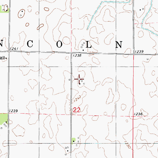 Topographic Map of Empire, IA
