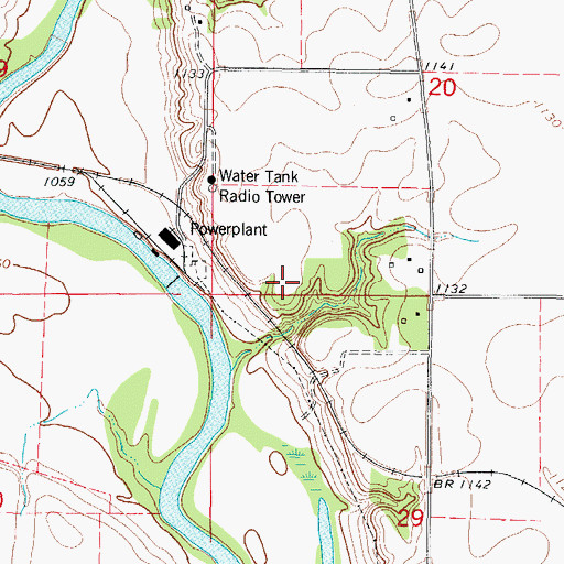 Topographic Map of Sylvan Retreat, IA