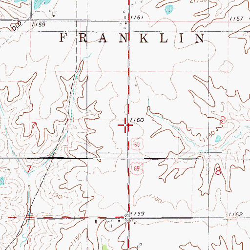 Topographic Map of Patriot (historical), IA