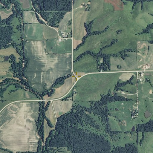 Aerial/Satellite Image of Spring Valley (historical), IA