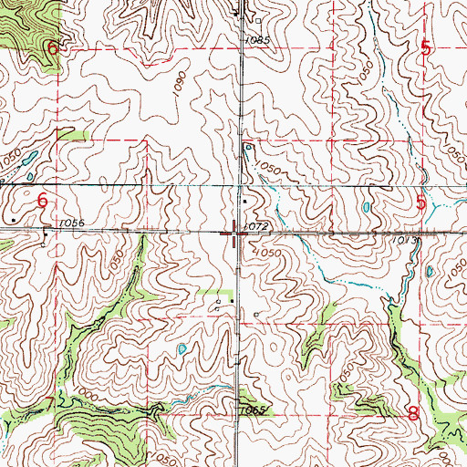 Topographic Map of Warsaw (historical), IA