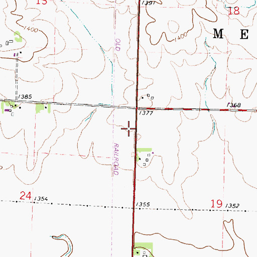 Topographic Map of Summit Post Office (historical), IA