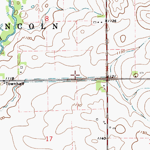 Topographic Map of Stillwater Post Office (historical), IA