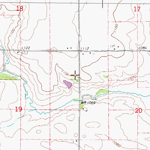 Topographic Map of Hull Post Office (historical), IA