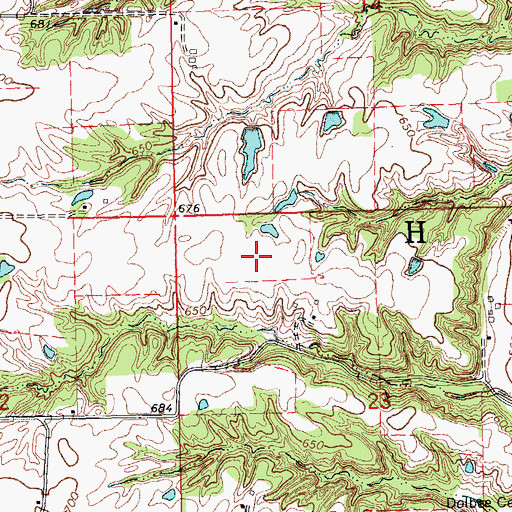 Topographic Map of Sharar Field, IA