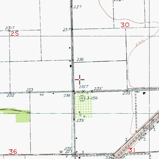 Topographic Map of Blackwater School, AR