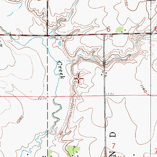 Topographic Map of KUNY-FM (Mason City), IA