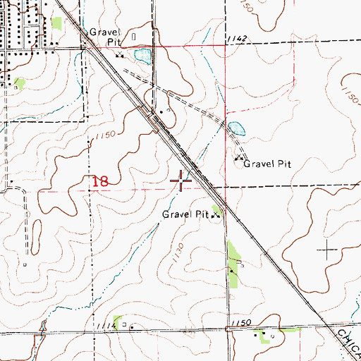 Topographic Map of KCZE-FM (New Hampton), IA