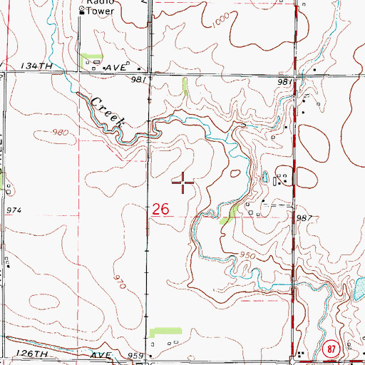 Topographic Map of KDSM-TV (Des Moines), IA