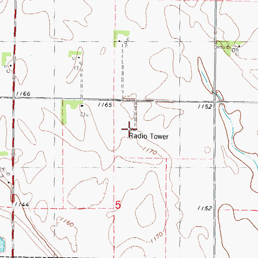Topographic Map of KTIN-TV (Fort Dodge), IA