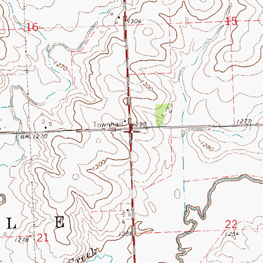 Topographic Map of Township of Eagle, IA