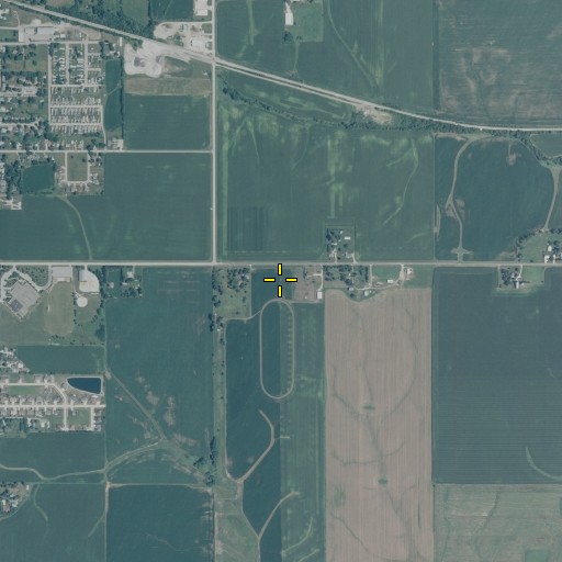 Aerial/Satellite Image of Township of Grant, IA