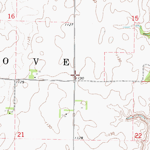 Topographic Map of Township of Grove, IA
