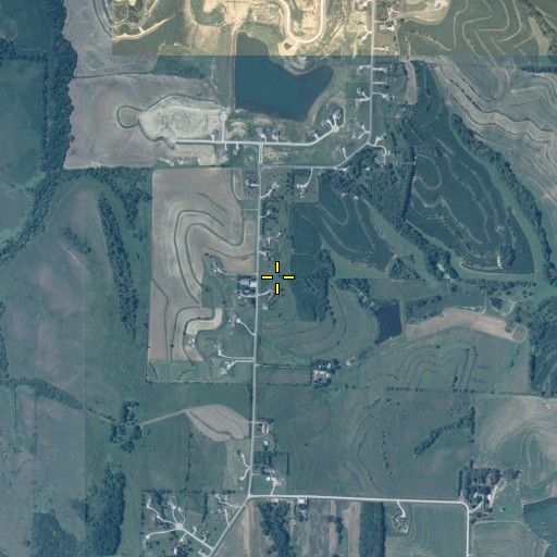 Aerial/Satellite Image of Township of Oak, IA