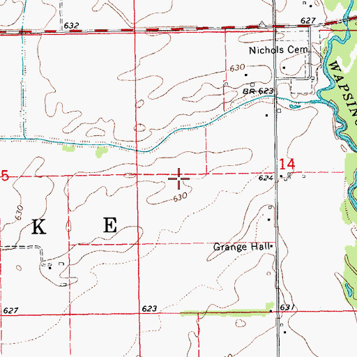 Topographic Map of Township of Pike, IA