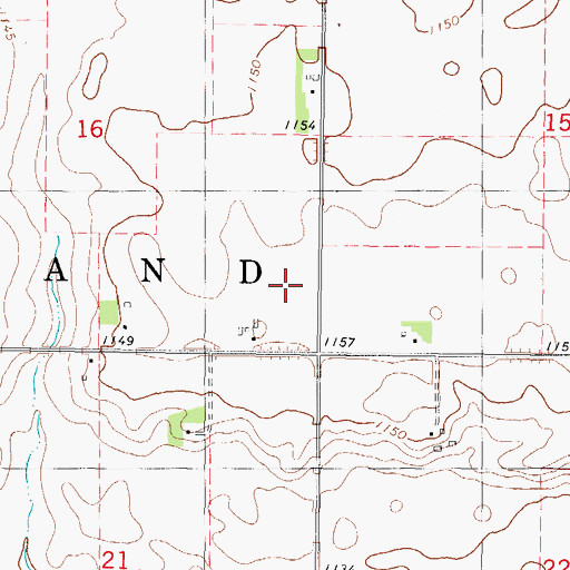Topographic Map of Township of Rutland, IA