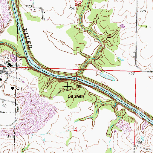Topographic Map of Mouse Creek, KS