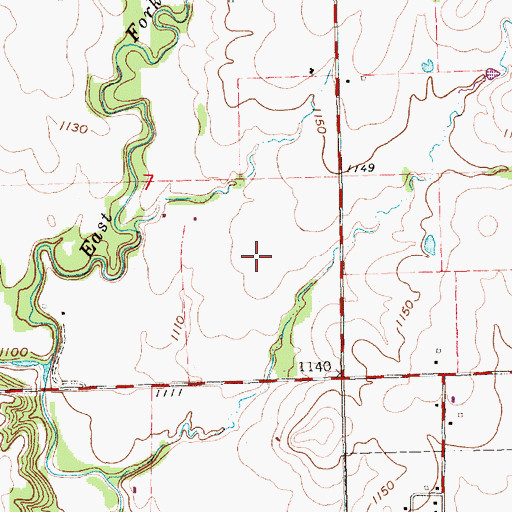 Topographic Map of Township of Greenfield, KS