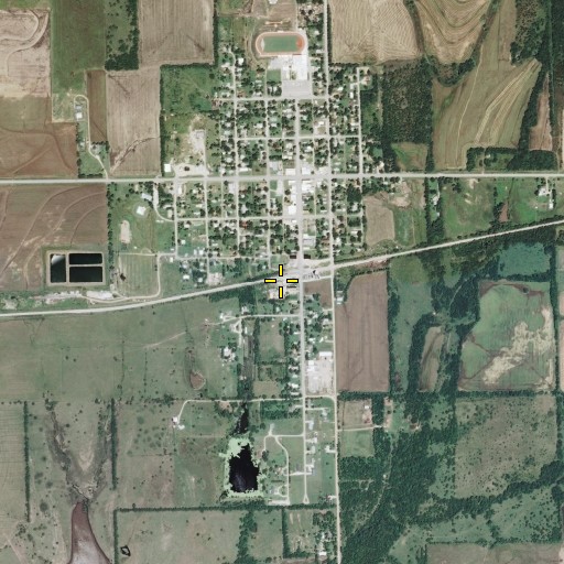 Aerial/Satellite Image of Burden, KS