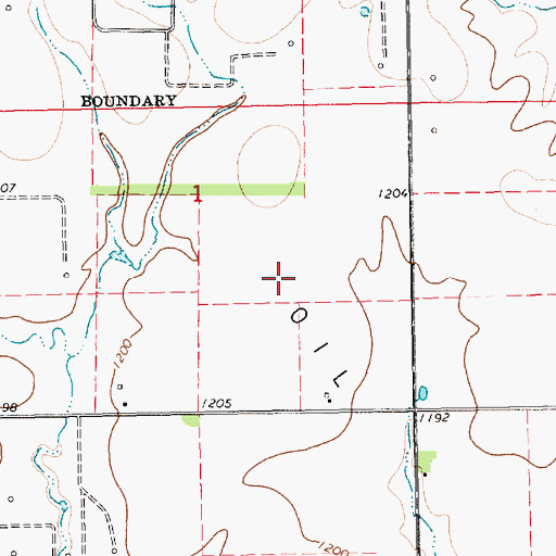 Topographic Map of Murphy Oil Field, KS