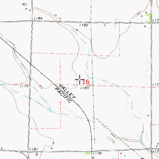Topographic Map of Township of Palestine, KS