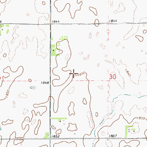 Topographic Map of Stolp Creek, KS