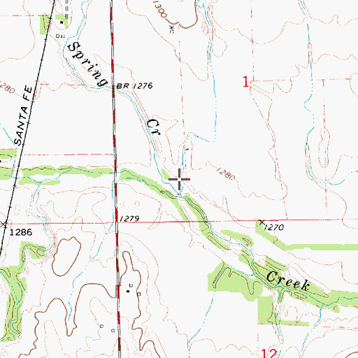 Topographic Map of Township 3, KS