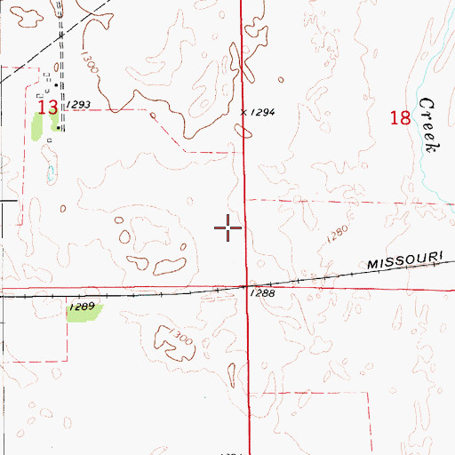 Topographic Map of Township 2, KS