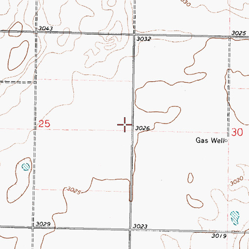 Topographic Map of Township of Banner, KS