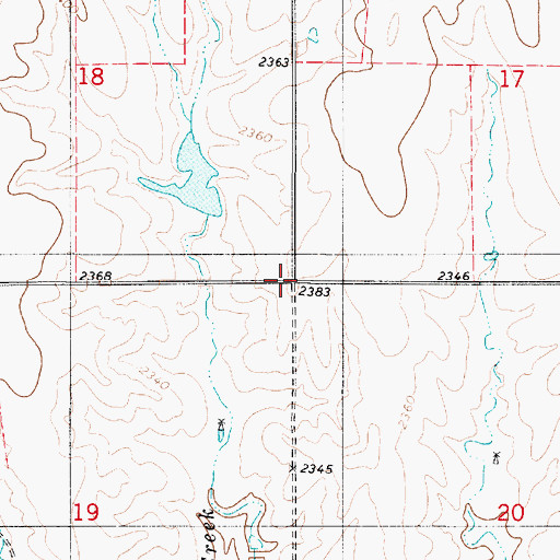 Topographic Map of Township of Liberty, KS