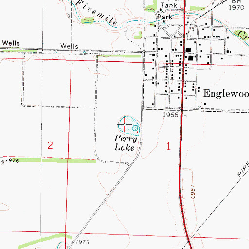 Topographic Map of Perry Lake, KS